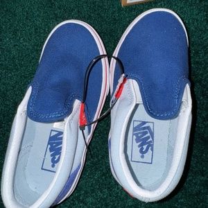 Blue toddler vans size 10.5